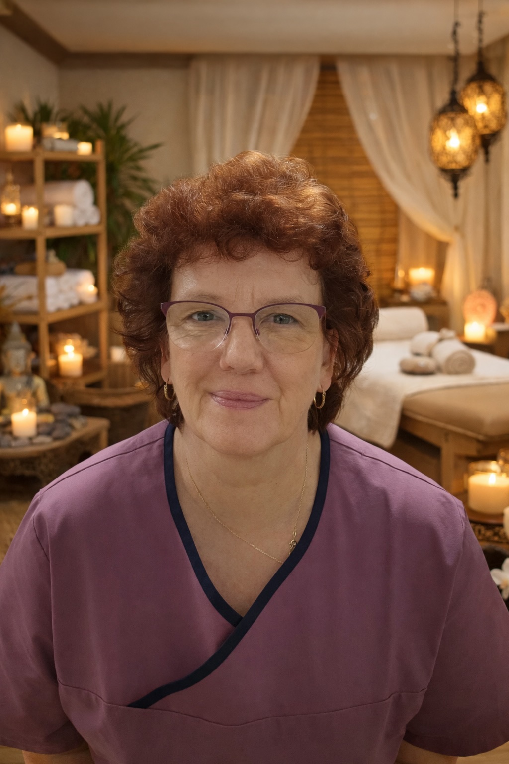 Das Bild zeigt Silke Schmidtchen in einer Wohlfühloase